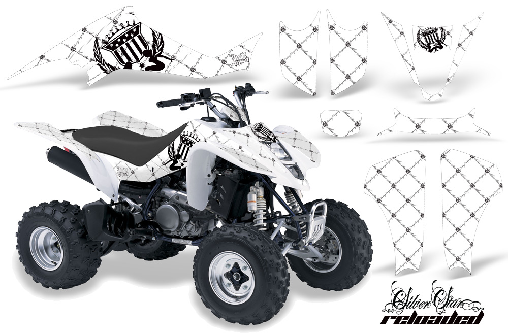 Suzuki LTZ 400 03-08 Graphics Reloaded BlackWhiteBG